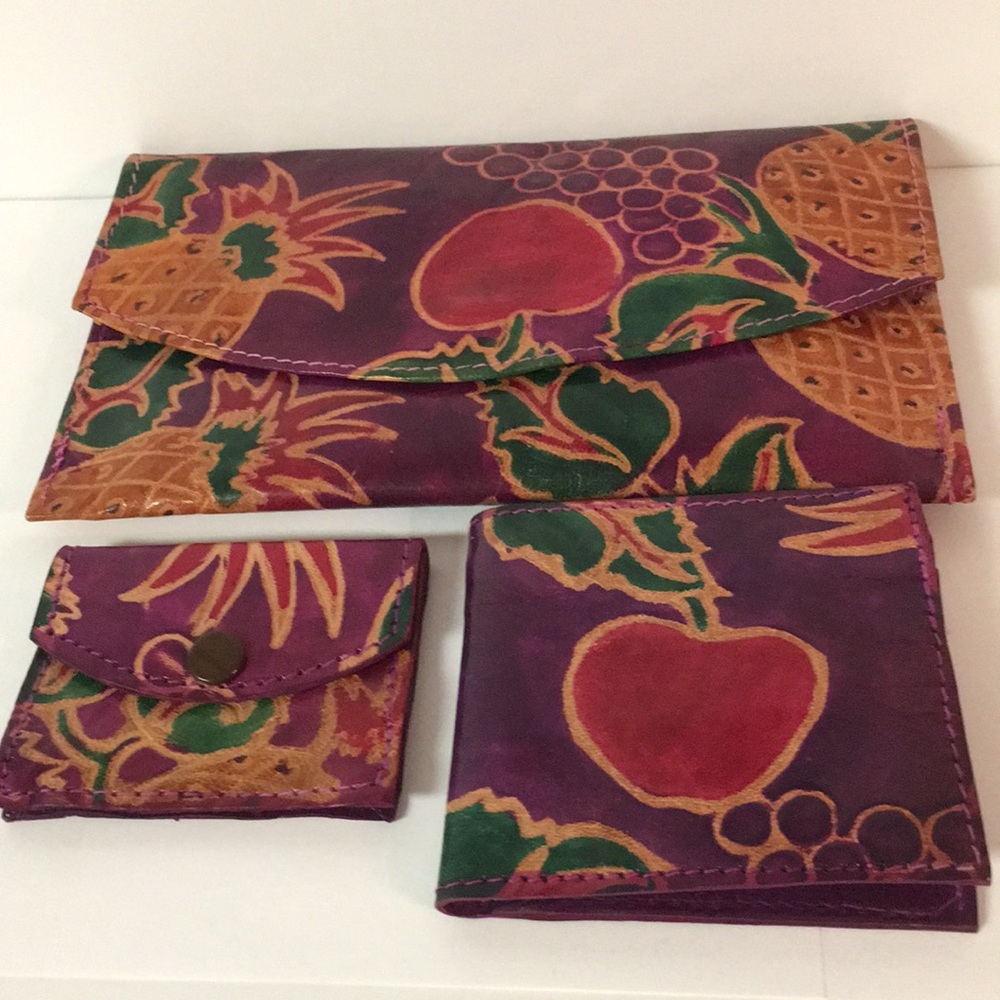 Handmade Leather Wallet Coin Purse & Small Wallet - Picture 2 of 7